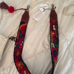 Floral Embroidered Bag Strap  camera -bag-guitar